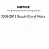 Unity Automotive Front Right Suspension Strut Coil Spring Assembly For 2006-2013 Suzuki Grand Vitara 78A-13062